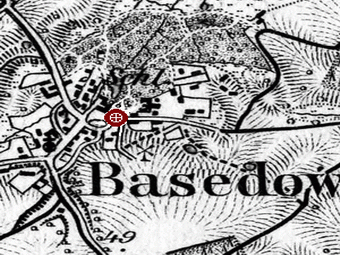 Wassermhle Basedow - Standort