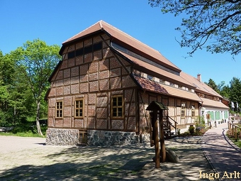 Wassermühle Hanshagen - Mühlendenkmal und Gaststätte heute