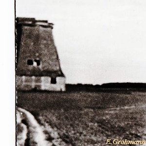 Windmhle in Kandelin - Ruine 1950