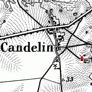 Ruine des Erdhollnders in Kandelin - Standort