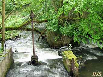Wassermhle Karnin - Reste der Turbine