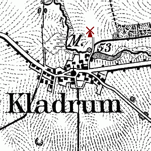 Windmhle Kladrum - Standort