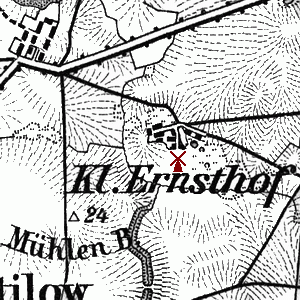 Windmhle Klein Ernsthof - Standort