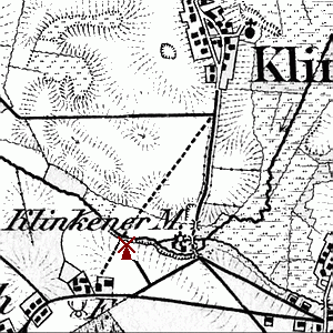 Windmhle in Klinken - Standort