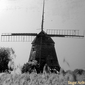 Windmhle Mhlenhagen - historische Ansicht 1975