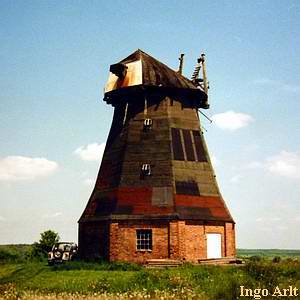 Windmhle Harder Neukalen - nach Stilllegung 1996