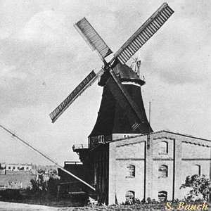 Windmhle Rostock die Conrady Mhle - in alter Pracht 1920