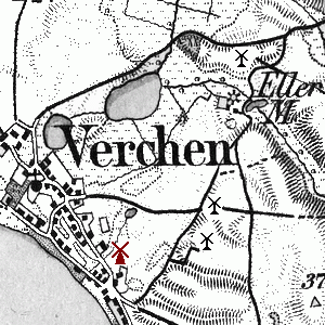 Windmhle Verchen - Standort