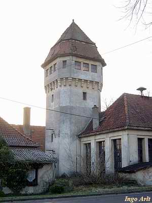 Wasserturm in Dssin bei Boizenburg