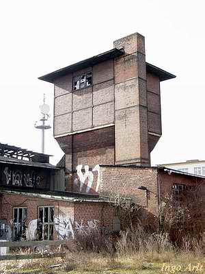 Wasserturm in Schwerin / Bahnhof
