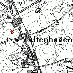historischer Erdhollnder in Altenhagen -  Standort