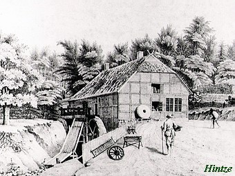 Wassermhle Althof - historische Ansicht - 1820
