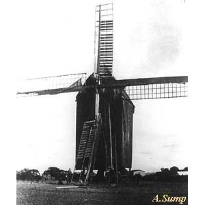 Bockwindmühle in Alt Käbelich - Ansicht 1932
