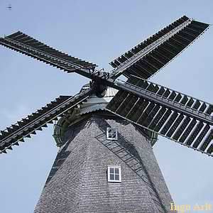 Windmühle Altkalen - neue Flügelkreuz