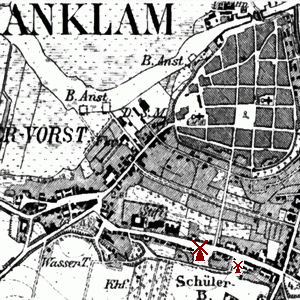 historische Windmhle  Anklam - Standort