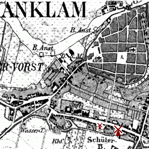historische Windmhle in Anklam - Standort
