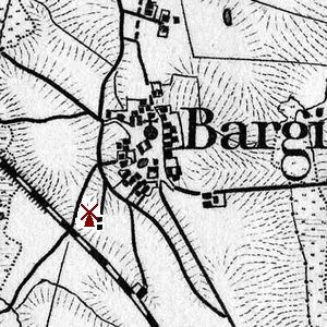 Windmhle in Bargischow - Standort