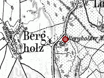 Wassermhle Bergholz - Standort
