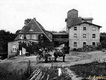 historische Wassermhle in Borkow bei Sternberg