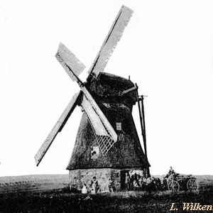 Windmhle in Cambs - Ansicht 1901