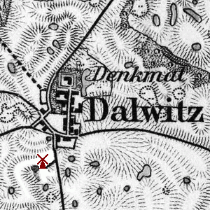 Windmhle in Dalwitz - Standort