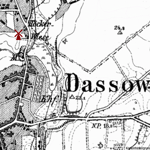 Windmhle in Dassow NeuVorwerk - Standort