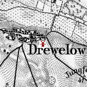 Windmhle in Drewelow - Standort