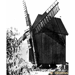 Windmhle in Drieberg - Ansicht der Mhle 1895