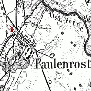Windmhle Faulenrost - Standort