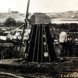 Erdhollnder in Franzburg - Ansicht der Mhle 1910