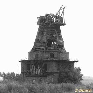 Windmhle Gallin - Ruine 1982