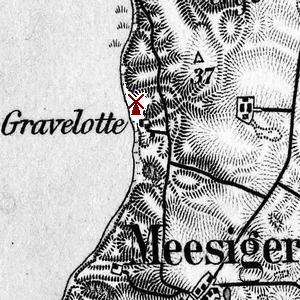 Windmhle in Gravelotte - Standort