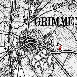 Windmhle Reimer in Grimmen - Standort
