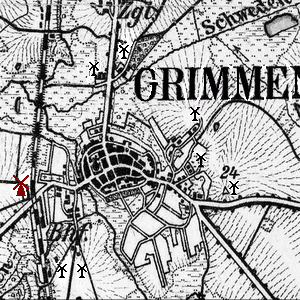 Windmhle Ohl in Grimmen - Standort