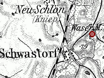Wassermhle in Gro Dratow - Standort 1893