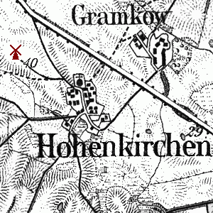 Windmhle Hohenkirchen - Standort