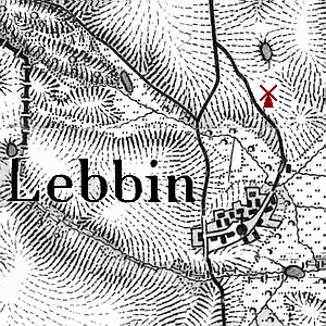 Windmhle in Lebbin - Standort