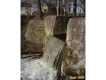 Wassermhle Levitzow - Wasserfall