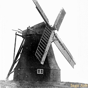  historische Windmhle Wendt in Marlow - Ansicht 1931