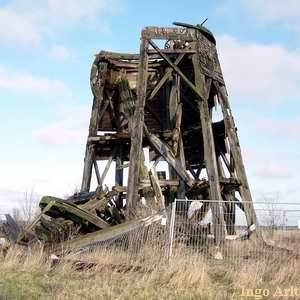 Windmhle Meesiger - Ruine nach Zusammenbruch 2003