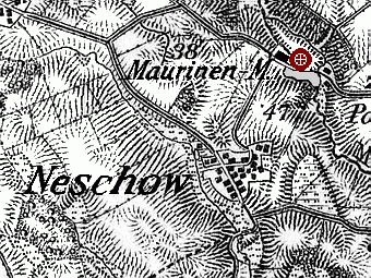 Maurinmhle in Neschow - Standort