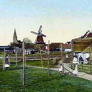 Windmhle Rbel - in Betrieb 1900