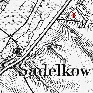 Windmhle Sadelkow - Standort 1893