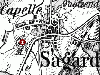 Wassermhle Sagard - Standort 1893