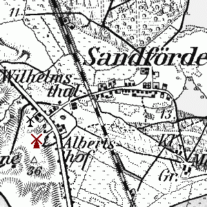 Windmhle Sandfrde - Standort 1893