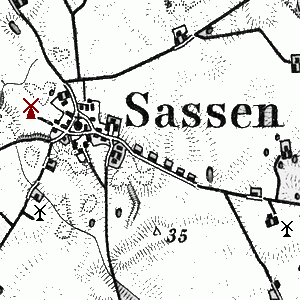 Windmhle Sassen 1 - Standort 1893