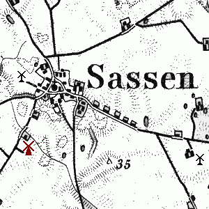 Windmhle Sassen 2 - Standort 1893