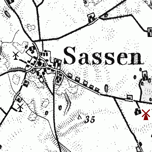Windmhle Sassen 3 - Standort 1893