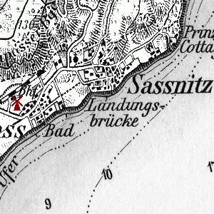 Windmhle Sassnitz - Standort 1893