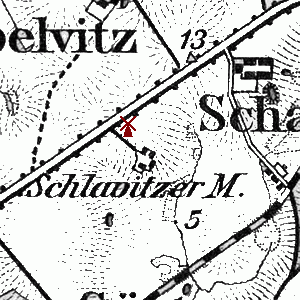 Windmhle Schlavitz - Standort 1893